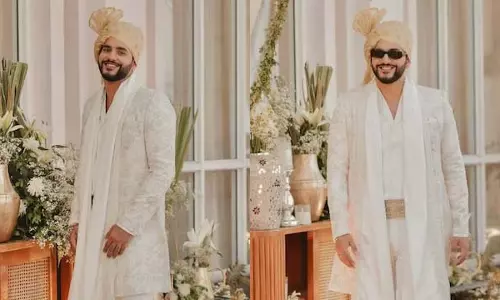 पगड़ी में नजर आए अभिषेक मल्हान, शादी समारोह में बिखेरा जलवा