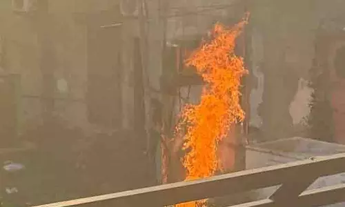 Panchkula के सेक्टर 8 में ट्रांसफार्मर में आग लग गई