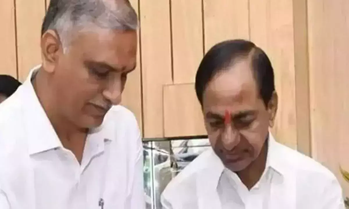 Telangana: हरीश ने फिर की केसीआर से मुलाकात