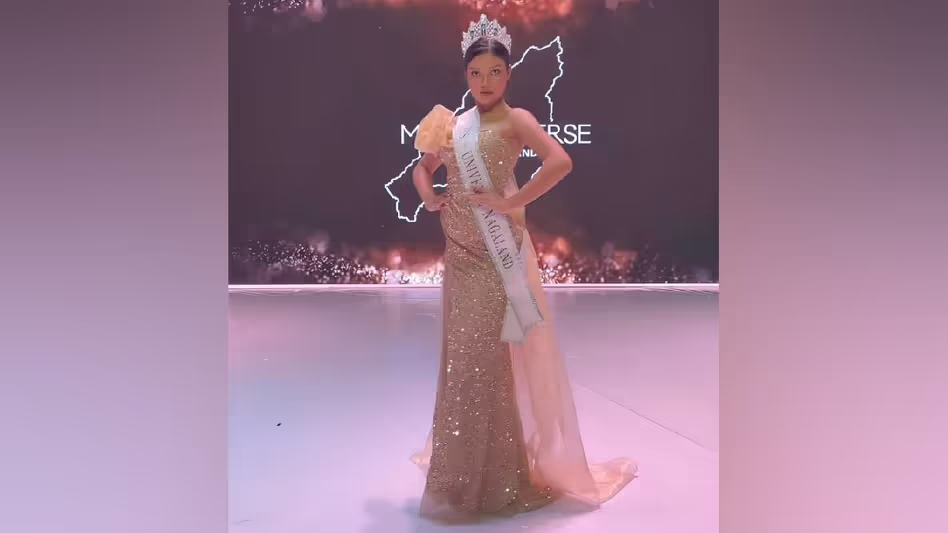 केलुलु दावुहो ने मिस यूनिवर्स Nagaland 2025 का खिताब जीता केलुलु दावुहो ने मिस यूनिवर्स Nagaland 2025 का खिताब जीता