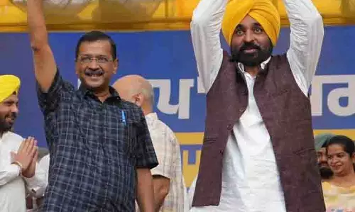 Bhagwant Mann, अरविंद केजरी का अभियान, मतदाताओं से ऐतिहासिक जनादेश की अपील