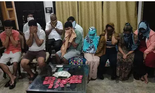 बंजारा हिल्स में वेश्यालय का भंडाफोड़, सात गिरफ्तार
