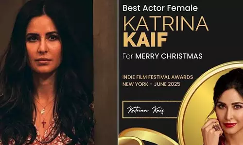 इंडी फिल्म फेस्टिवल में छाईं कटरीना कैफ, जीता बेस्ट एक्ट्रेस अवॉर्ड
