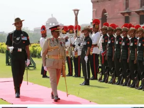 Sri Lankan Army के कमांडर लेफ्टिनेंट जनरल बीकेजीएम लासांथा रोड्रिगो भारत पहुंचे Sri Lankan Army के कमांडर लेफ्टिनेंट जनरल बीकेजीएम लासांथा रोड्रिगो भारत पहुंचे
