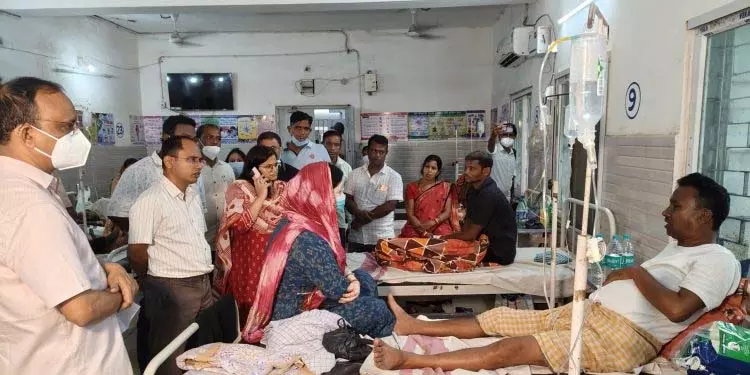 जाजपुर में डायरिया के प्रकोप से निपटने के लिए युद्धस्तर पर प्रयास जाजपुर में डायरिया के प्रकोप से निपटने के लिए युद्धस्तर पर प्रयास