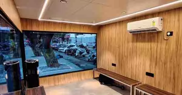 Anna Nagar में गिग वर्कर्स के लिए मोबाइल चार्जर और टॉयलेट के साथ एसी लाउंज खोला गया Anna Nagar में गिग वर्कर्स के लिए मोबाइल चार्जर और टॉयलेट के साथ एसी लाउंज खोला गया