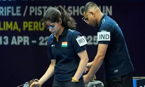 म्यूनिख में ISSF विश्व कप में 25 मीटर पिस्टल में मनु भाकर छठे स्थान पर रहीं म्यूनिख में ISSF विश्व कप में 25 मीटर पिस्टल में मनु भाकर छठे स्थान पर रहीं