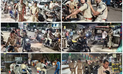 धमतरी पुलिस ने देर रात बैठकर अड्डेबाजी करने वालों दी चेतावनी