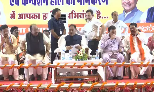 कोरबा पहुंचे CM साय ने कई विकास कार्यो का किया भूमिपूजन एवं लोकार्पण