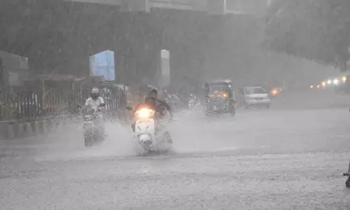 थोड़े अंतराल के बाद Hyderabad के कुछ हिस्सों में बारिश
