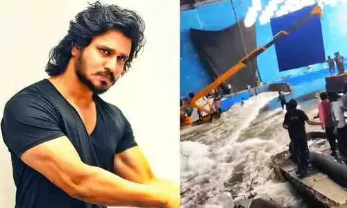 Hyderabad: फिल्म शूटिंग स्थल के पास दुर्घटना में कई लोग घायल