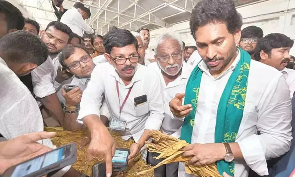 Andhra: जगन ने किसानों को बचाने के लिए सरकार से हस्तक्षेप की मांग की