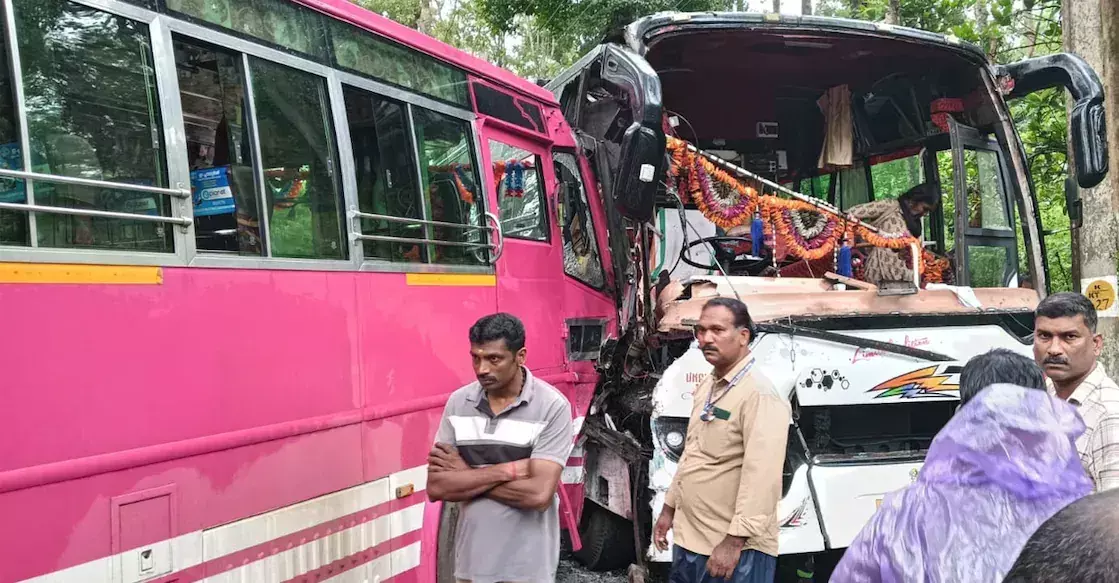 Wayanad में बसों की टक्कर में 80 से अधिक घायल