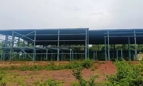 Sirsi : कृषि उपज कोल्ड स्टोरेज का काम रुका Sirsi : कृषि उपज कोल्ड स्टोरेज का काम रुका
