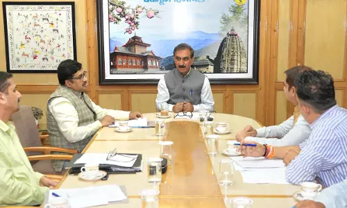 हिमाचल के CM सुखू ने की कांगड़ा जिले में विकास परियोजनाओं की समीक्षा