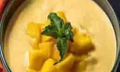 Mango Raita Recipe  :खाने का स्वाद बढ़ाता है मैंगो रायता
