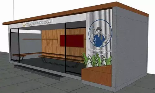 निर्माण श्रमिकों के लिए आधुनिक प्रतीक्षा कक्ष: निगम की जानकारी