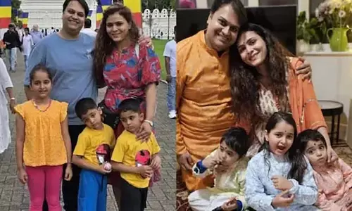 डॉक्टरों का एक परिवार तीन बच्चों के साथ एक नया जीवन शुरू करने के लिए दुर्भाग्यपूर्ण उड़ान से लंदन जा रहा था डॉक्टरों का एक परिवार तीन बच्चों के साथ एक नया जीवन शुरू करने के लिए दुर्भाग्यपूर्ण उड़ान से लंदन जा रहा था