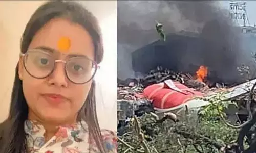 अहमदाबाद विमान दुर्घटना मामला: ट्रैफिक जाम के कारण, महिला बाल-बाल बची