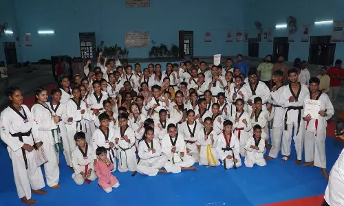 Farrukhabad: ताइक्वांडो प्रशिक्षण शिविर समाप्त, खिलाड़ियों में दिखा उत्साह Farrukhabad: ताइक्वांडो प्रशिक्षण शिविर समाप्त, खिलाड़ियों में दिखा उत्साह