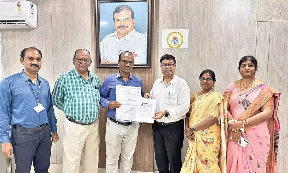 Andhra: IIT-मद्रास ने सीएसई संकाय को प्रशंसा प्रमाण पत्र जारी किया