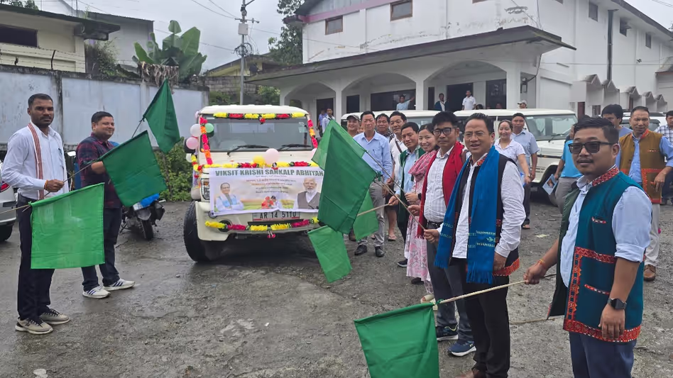 Arunachal : विकसित कृषि संकल्प अभियान से 81 गांवों के 6,900 से अधिक किसानों को लाभ हुआ Arunachal : विकसित कृषि संकल्प अभियान से 81 गांवों के 6,900 से अधिक किसानों को लाभ हुआ