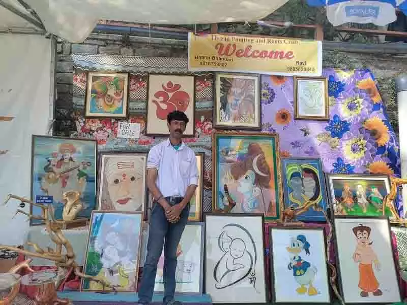 टैक्सी ड्राइवर से कलाकार तक, Bhandari ने अपनी कलात्मकता को तलाशा टैक्सी ड्राइवर से कलाकार तक, Bhandari ने अपनी कलात्मकता को तलाशा