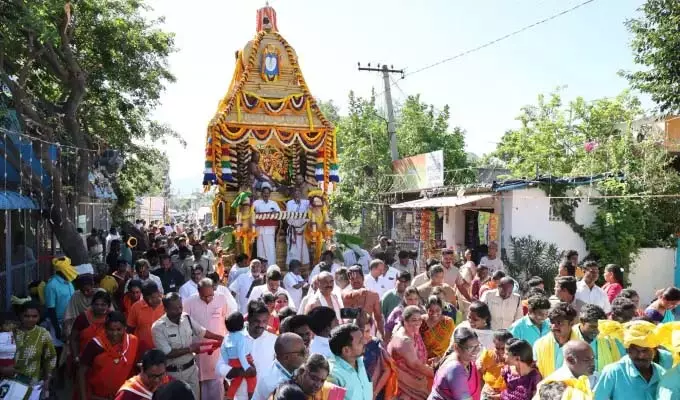 Andhra : श्री प्रसन्ना वेंकटेश्वर स्वामी का भव्य ब्रह्मोत्सव Andhra : श्री प्रसन्ना वेंकटेश्वर स्वामी का भव्य ब्रह्मोत्सव