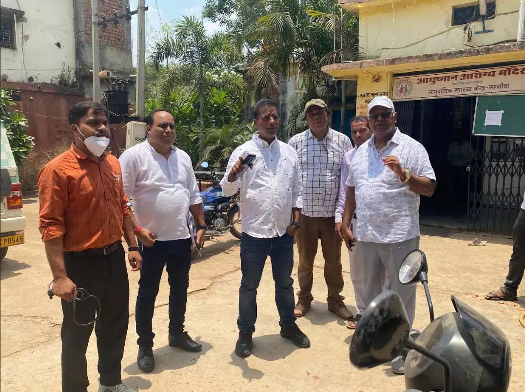 कलेक्टर डॉ कन्नौजे ने पीएचसी सरसींवा स्वास्थ्य व्यवस्था का लिया जायजा कलेक्टर डॉ कन्नौजे ने पीएचसी सरसींवा स्वास्थ्य व्यवस्था का लिया जायजा