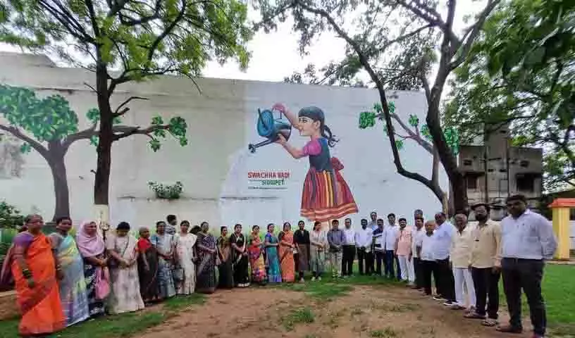 शहरी विकास की सफलता का अध्ययन करने के लिए कर्नाटक की टीम ने Siddipet का दौरा किया शहरी विकास की सफलता का अध्ययन करने के लिए कर्नाटक की टीम ने Siddipet का दौरा किया