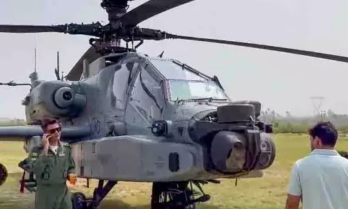 वायुसेना के अपाचे विमान की Pathankot के निकट आपात लैंडिंग, सप्ताह में दूसरी बार हुई लैंडिंग