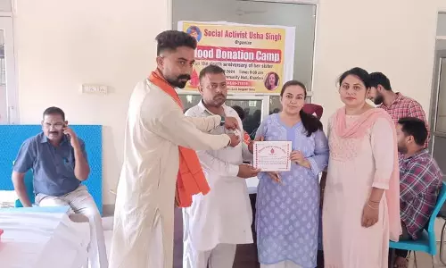 दुख को आशा में बदलना Sirsa  जिले में रक्तदान में महिला अग्रणी