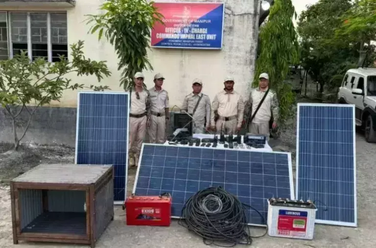 Manipur: इंफाल पूर्व में उग्रवादी शिविर का भंडाफोड़, इलेक्ट्रॉनिक उपकरण जब्त Manipur: इंफाल पूर्व में उग्रवादी शिविर का भंडाफोड़, इलेक्ट्रॉनिक उपकरण जब्त