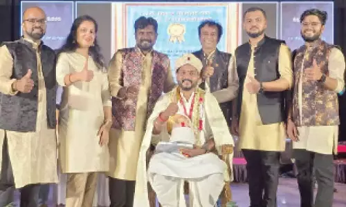 Hindustani  गायक ने अपने प्रेमपूर्ण श्रम से सांस्कृतिक संदेश दिया