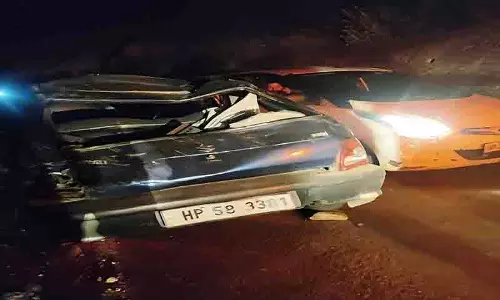 Kullu में कार दुर्घटना में दो लोगों की मौत, तीन घायल