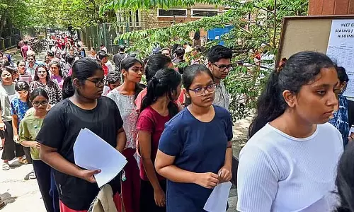 NEET-UG 2025 के नतीजे घोषित: राजस्थान के महेश कुमार पहले स्थान पर, 12.36 लाख छात्र पात्र NEET-UG 2025 के नतीजे घोषित: राजस्थान के महेश कुमार पहले स्थान पर, 12.36 लाख छात्र पात्र