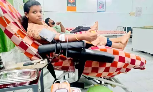 Kerala : रक्तदान करना डेल्सी का जुनून है Kerala : रक्तदान करना डेल्सी का जुनून है