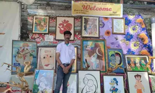 टैक्सी ड्राइवर से कलाकार तक, Bhandari ने अपनी कलात्मकता को तलाशा टैक्सी ड्राइवर से कलाकार तक, Bhandari ने अपनी कलात्मकता को तलाशा