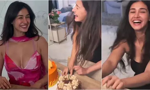 Disha Patani : बर्थडे पर हुआ फनी सरप्राइज, गाने पर हंस पड़ीं एक्ट्रेस