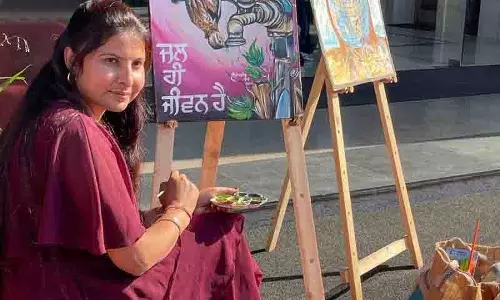 सुलेख के माध्यम से Punjabi को पुनर्जीवित करने के मिशन पर कलाकार