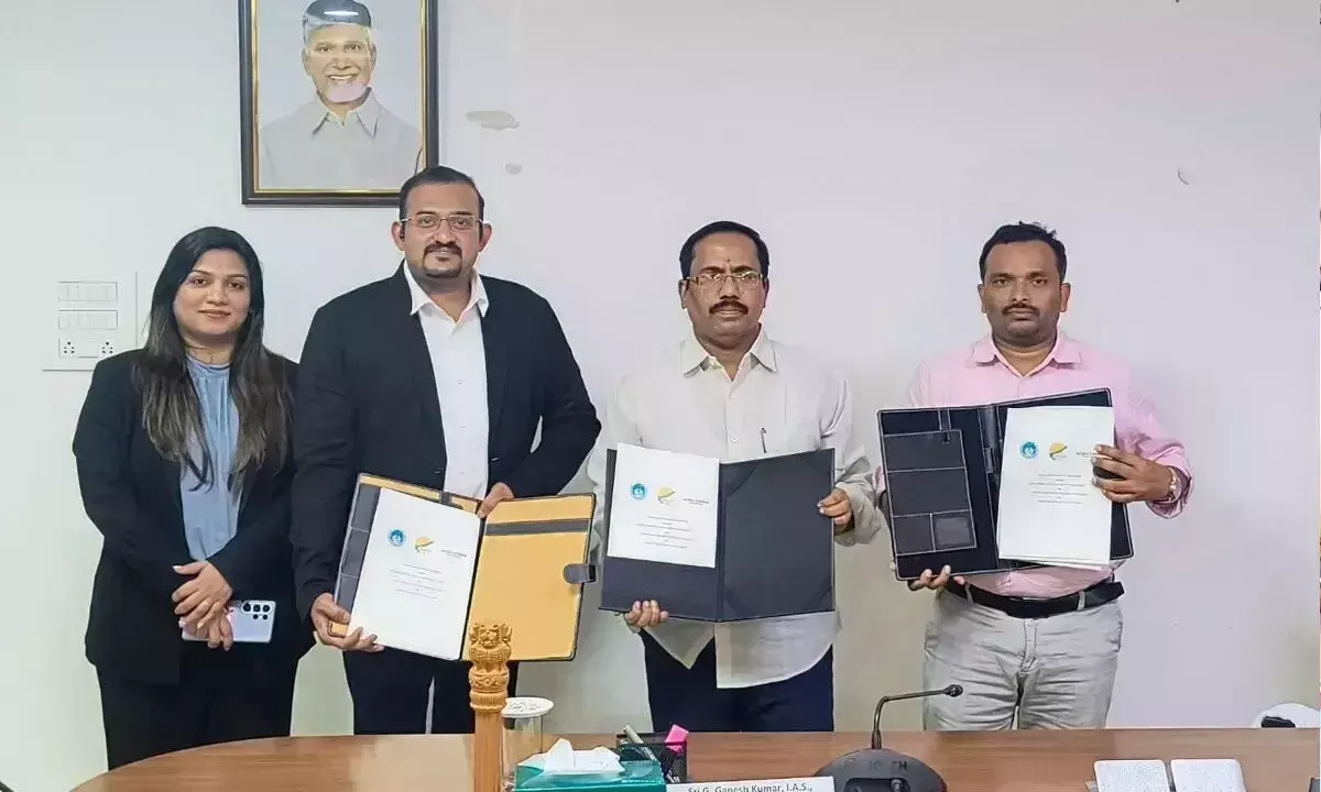 APSSDC, OMCAP ने मैट्रिक्स ओवरसीज के साथ समझौता ज्ञापन पर हस्ताक्षर किए APSSDC, OMCAP ने मैट्रिक्स ओवरसीज के साथ समझौता ज्ञापन पर हस्ताक्षर किए