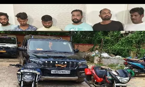 Bhubaneswar : पुलिस की बड़ी कार्रवाई, डकैती की कोशिश करते 6 अपराधी गिरफ्तार