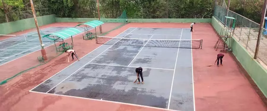 Karnataka : बीदर में विश्व स्तरीय टेनिस कोर्ट Karnataka : बीदर में विश्व स्तरीय टेनिस कोर्ट