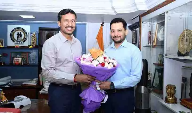 गौतम पोटरू ने SCCL निदेशक के रूप में पदभार ग्रहण किया गौतम पोटरू ने SCCL निदेशक के रूप में पदभार ग्रहण किया
