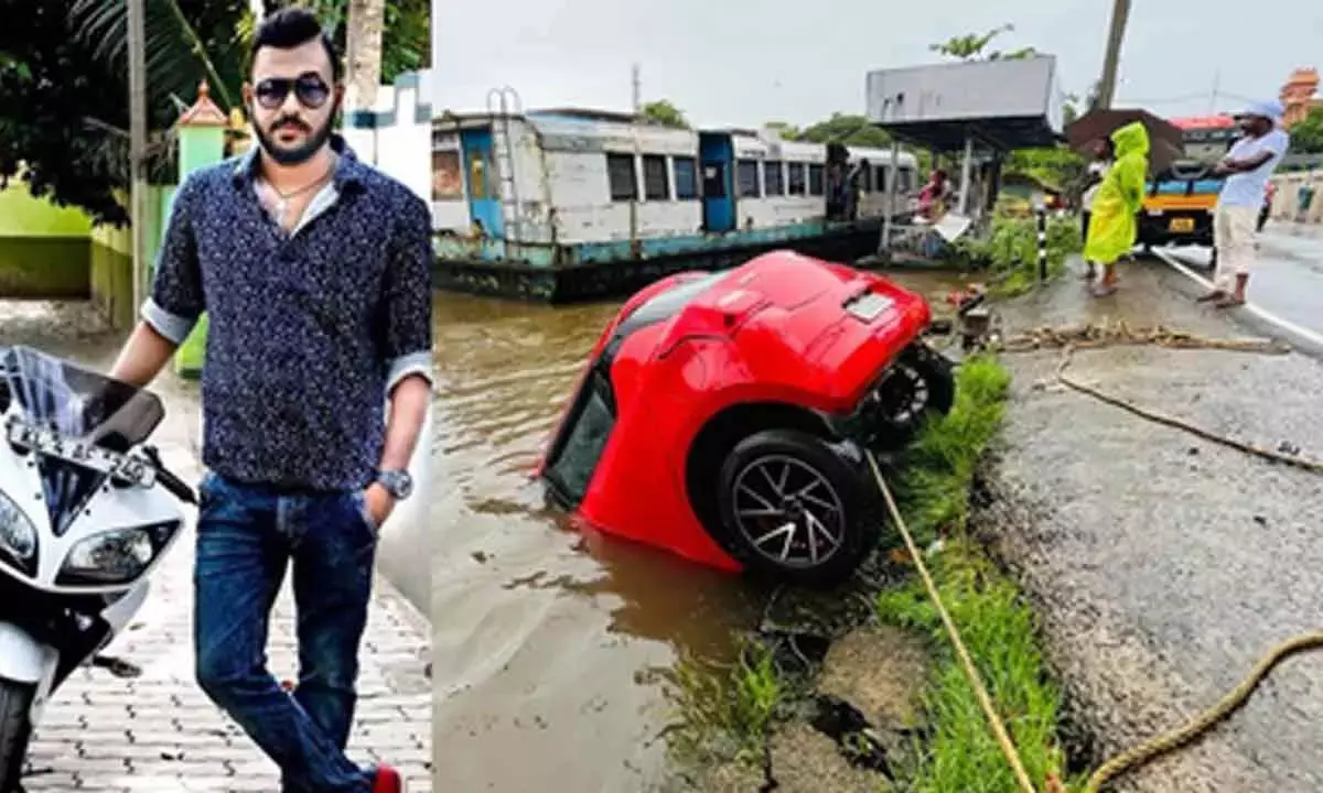 जन्मदिन पर कार के केरल नहर में गिरने से व्यक्ति की मौत जन्मदिन पर कार के केरल नहर में गिरने से व्यक्ति की मौत