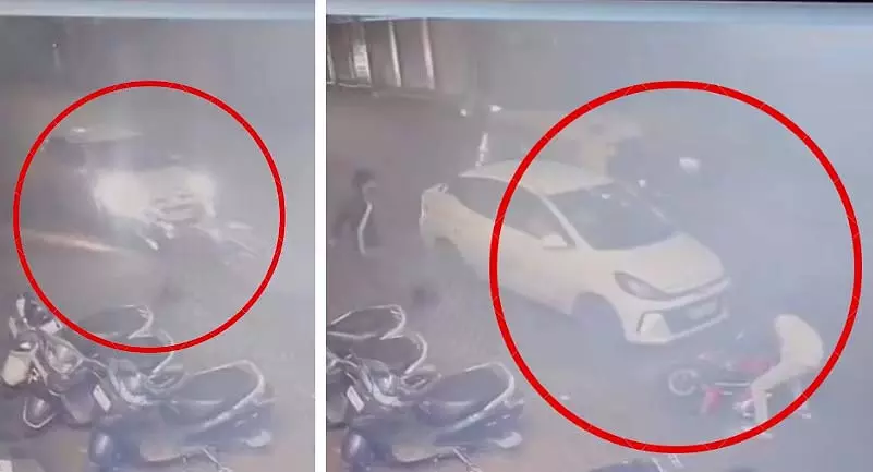 ग्वालियर में तेज रफ्तार कार ने गलत साइड से बाइक को टक्कर मारी; नशे में धुत ड्राइवर मौके से भागा ग्वालियर में तेज रफ्तार कार ने गलत साइड से बाइक को टक्कर मारी; नशे में धुत ड्राइवर मौके से भागा