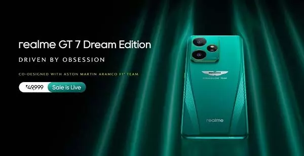 Realme GT 7 Dream Edition : भारत में खरीदने के लिए उपलब्ध, बिक्री शुरू Realme GT 7 Dream Edition : भारत में खरीदने के लिए उपलब्ध, बिक्री शुरू