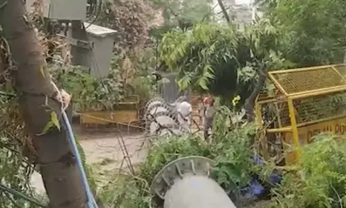 आंधी में धराशायी हुआ 100 फीट लंबा मोबाइल टावर, स्थानीय लोग नाराज, VIDEO आंधी में धराशायी हुआ 100 फीट लंबा मोबाइल टावर, स्थानीय लोग नाराज, VIDEO