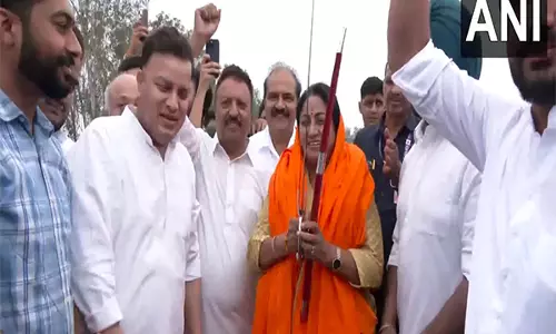 पंजाब भाजपा युवा मोर्चा ने फतेहगढ़ साहिब में CM गुप्ता का स्वागत किया