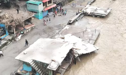 GLOF के बाद नदी का जलस्तर बढ़ने से तीस्ता बाजार भविष्य में जल वृद्धि के प्रति संवेदनशील